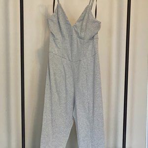 Gray Corset Jumpsuit